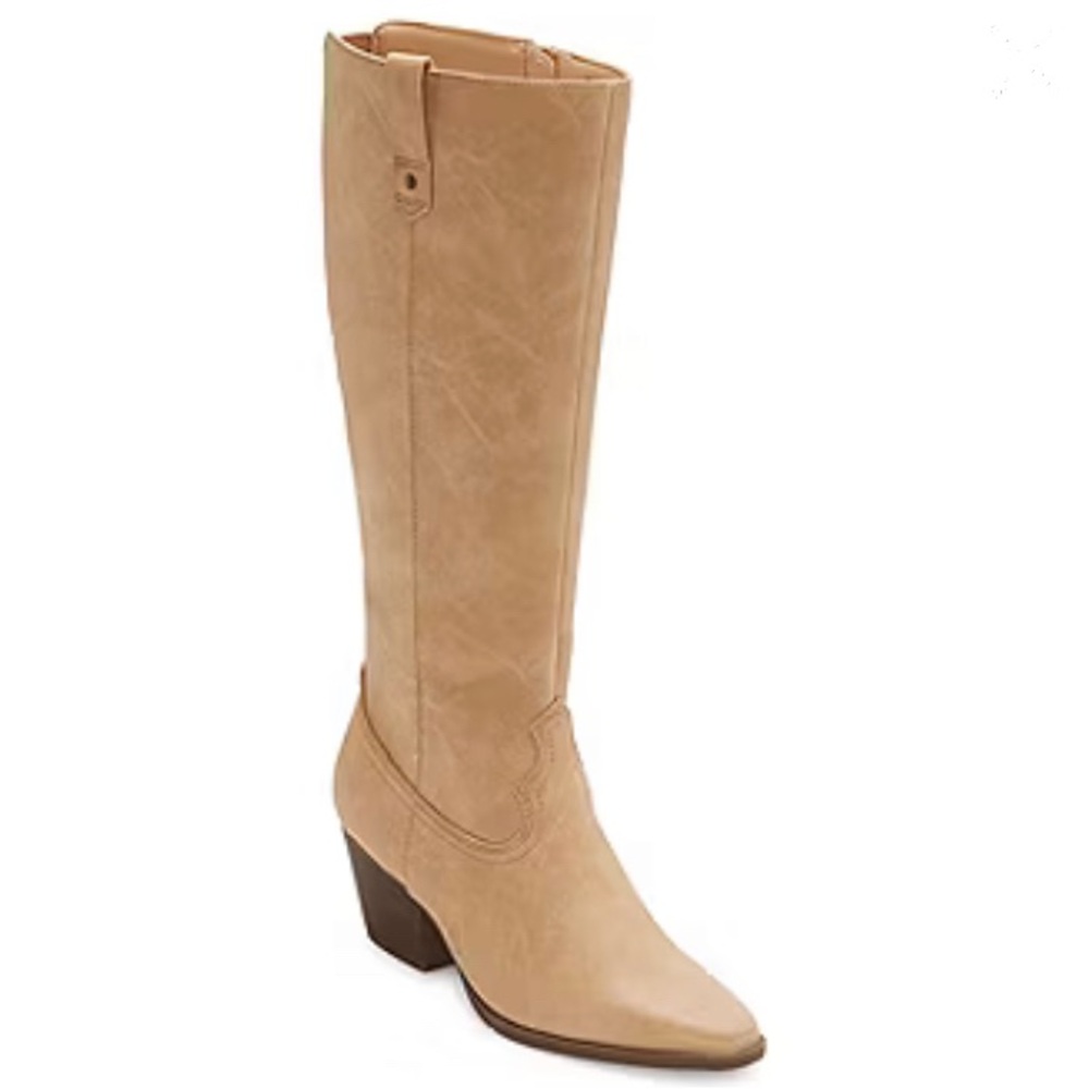 FRYE AND CO. Tan Heeled Boots